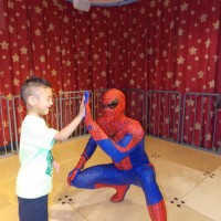 spiderman cosplay charity